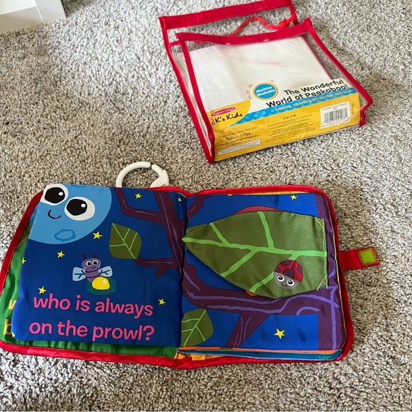 New Melissa and Doug Peekaboo Cloth Book - Picture 6 of 6